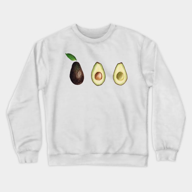 Avocado Crewneck Sweatshirt by InnaPatiutko